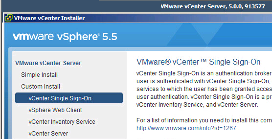 vCenter SSO 5.5 Backwards Compatability: Mixed Mode Install