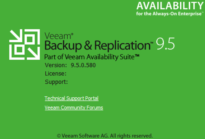 Veeam 9.5 - RTM Build Available for VCSPs