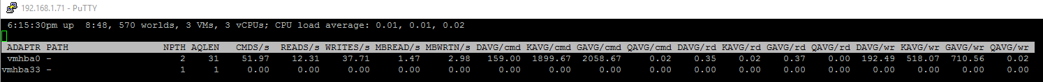 ESXi 6.5 Storage Performance Issues and Fix