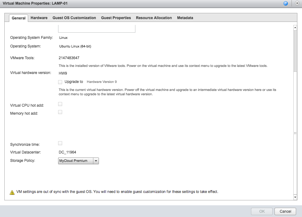 vCloud Director SP 8.10.1 UI Additions - Boot Options