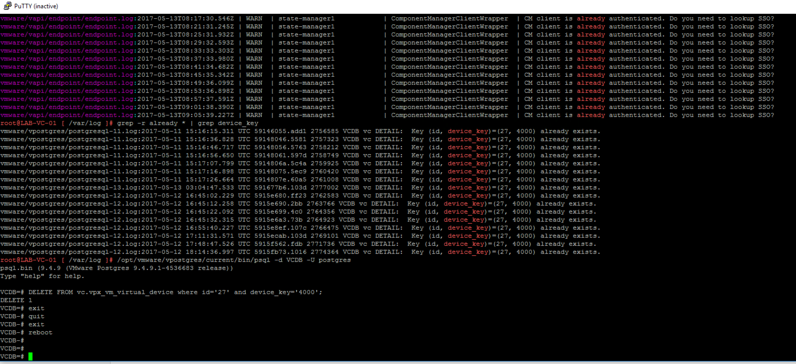 Quick Fix: VCSA 503 Service Unavailable Error
