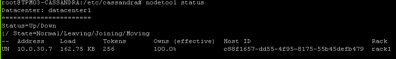 Configuring Cassandra for vCloud Director 9.0 Metrics
