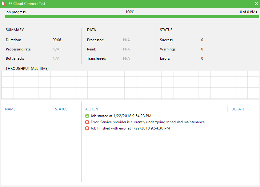 Creating a Custom Cloud Connect Maintenance Mode Message