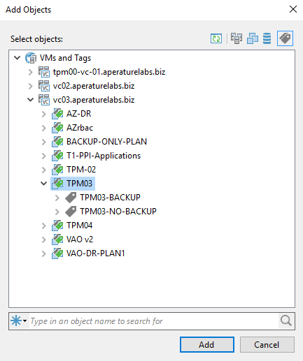 Assigning vSphere Tags with Terraform for Policy Based Backups