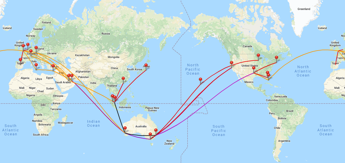2019 Year of Travel - Past the Moon and Back!
