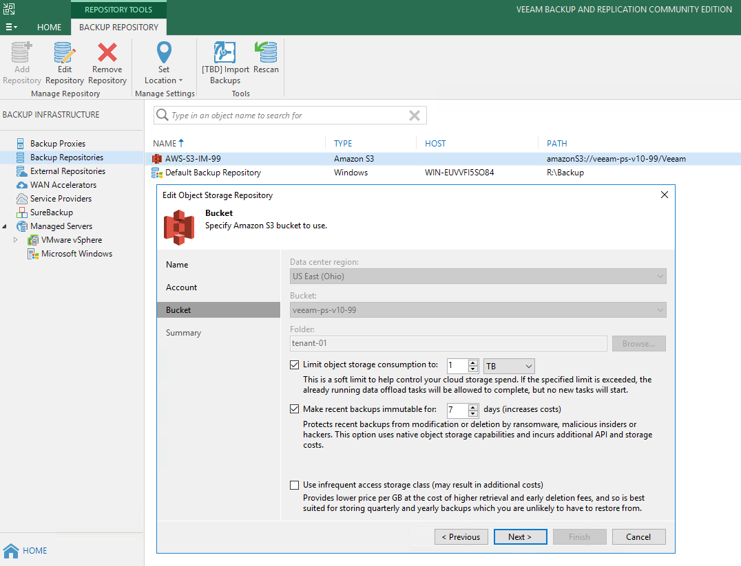 v10 Enhancements - Mounting Object Storage Repository for DR