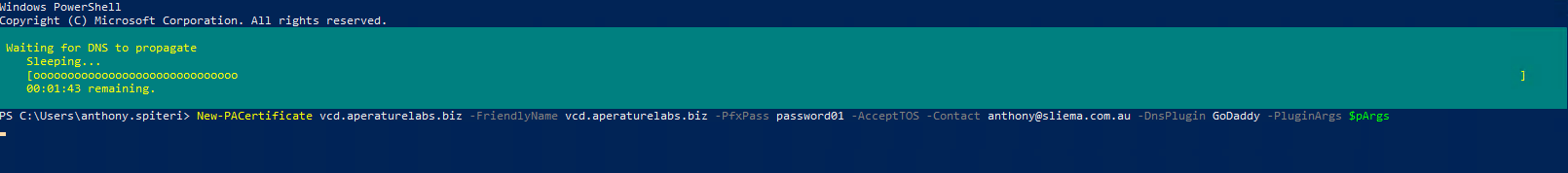 Using PowerShell with APIs to Generate Let's Encrypt SSL Certs with CloudFlare or GoDaddy DNS