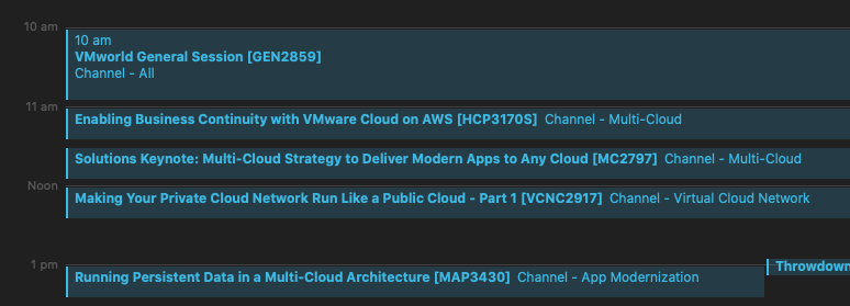 VMworld 2020 - Top Session Picks