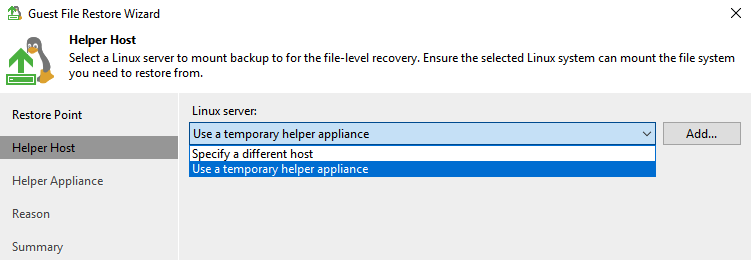 Linux File Level Recovery