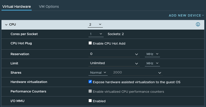 KVM on VMware