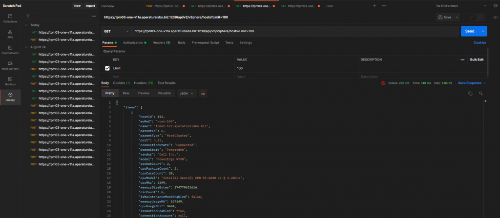 Veeam ONE API